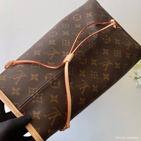 Official oldcobbler Neverfull Louis GM Vuitton 0708